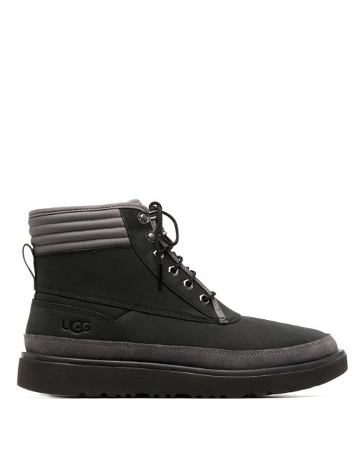 Ugg padded-ankle lace-up boots