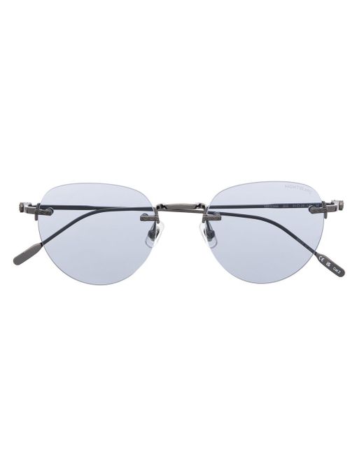 Montblanc rimless round-lenses sunglasses