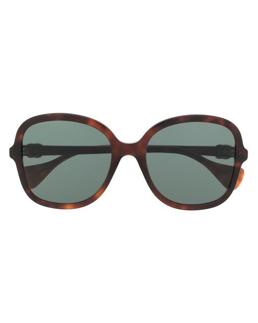 Gucci square frame oversize sunglasses