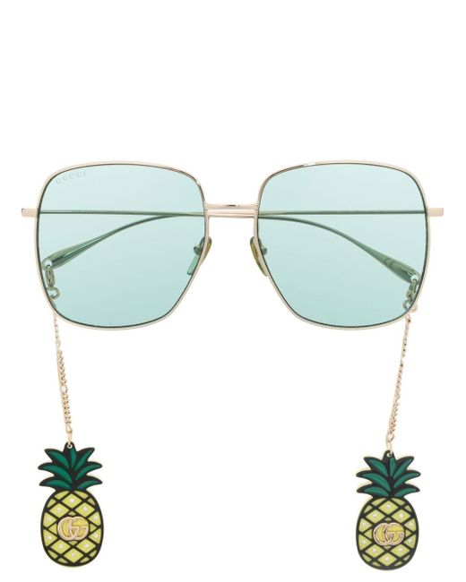 Gucci embellished oversized sunglasses