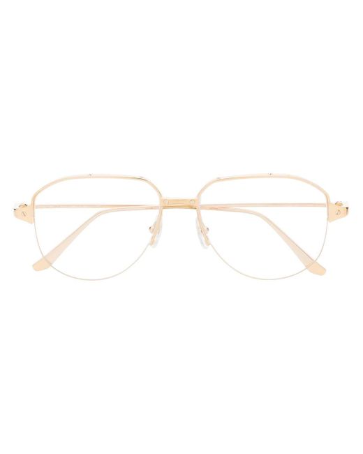 Cartier pilot-frame glasses