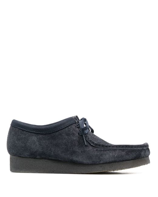 Clarks lace-up low-heel loafers
