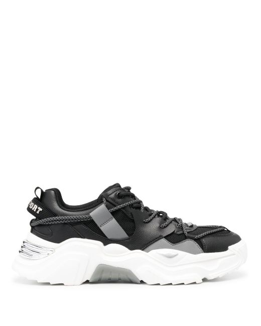 Plein Sport Runner panelled lace-up sneakers