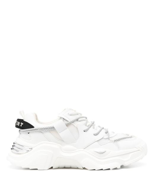 Plein Sport mesh panel lace-up sneakers