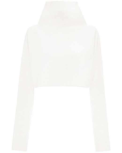 J.W.Anderson cut-out detailed cropped jumper