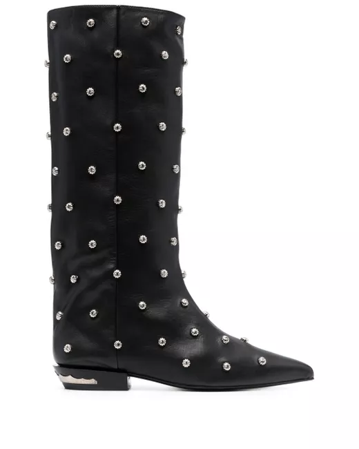 Toga Pulla studded pointed-toe boots