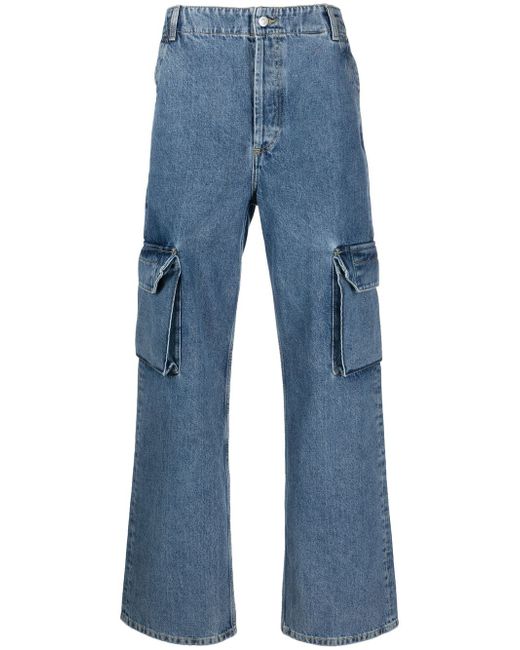 Sandro straight-leg cargo jeans