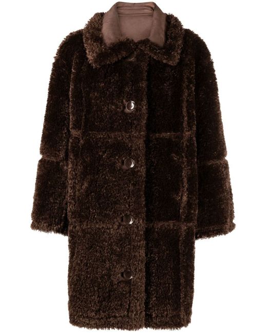 Stand Studio Samira faux-shearling coat