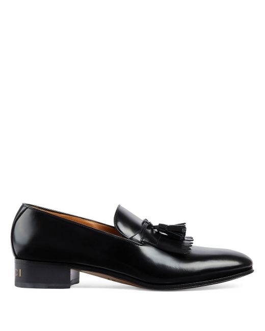 Gucci tassel-detail leather loafers