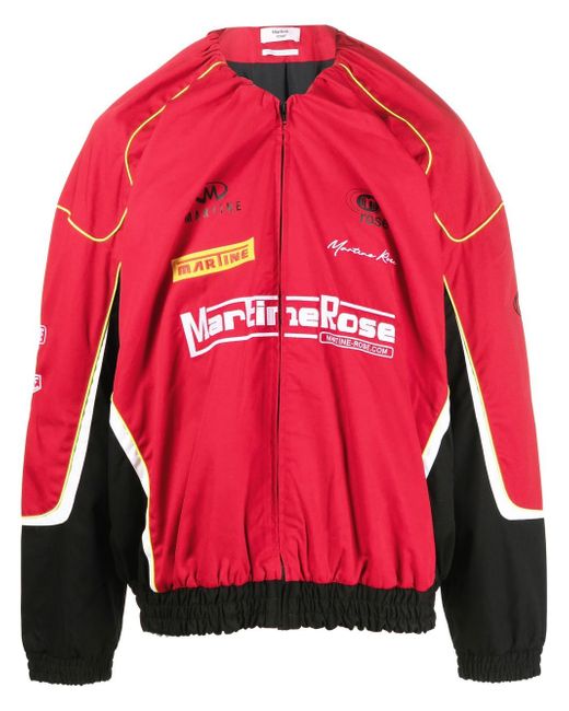 Martine Rose logo-print light-weight jacket