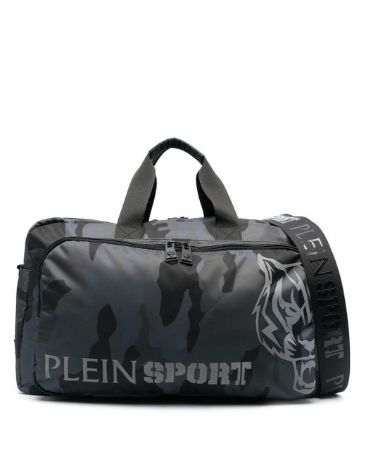 Plein Sport logo-print weekend bag