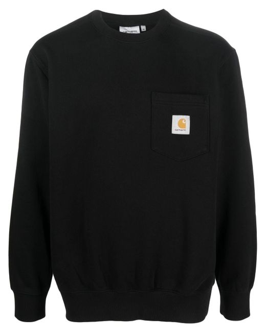 Carhartt Wip logo-patch cotton sweatshirt