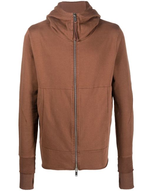 Thom Krom zip-up long-sleeved hoodie