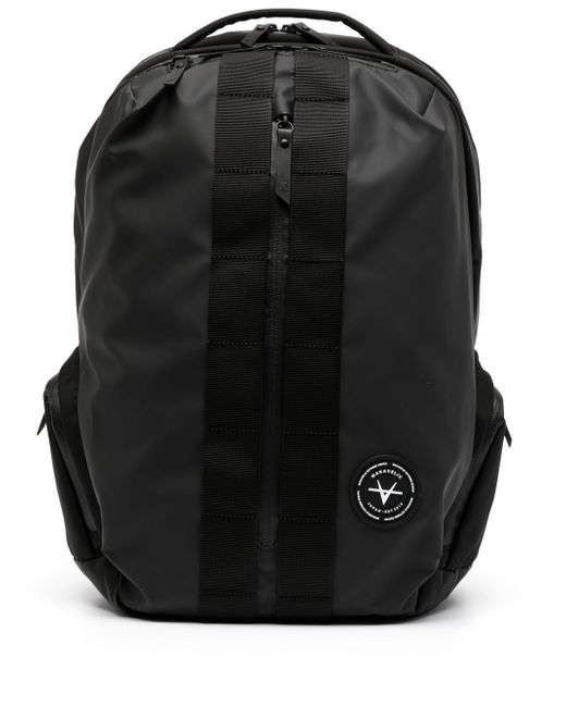 Makavelic logo-patch multi-compartment backpack