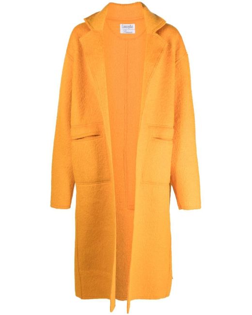 Concepto Marigold alpaca-blend coat