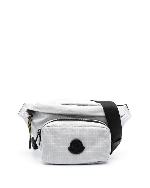 Moncler Grenoble logo-patch geometric-print belt bag