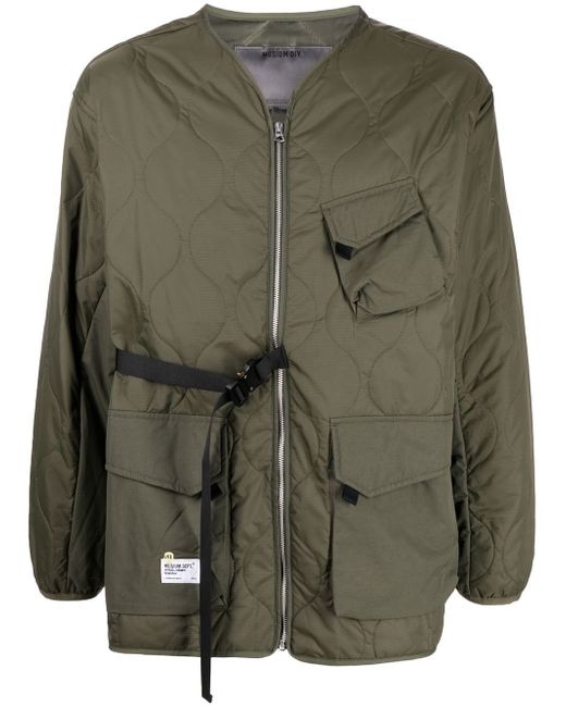 Musium Div. zip-up padded jacket
