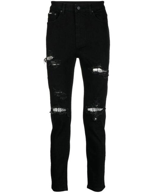 Musium Div. ripped-detail skinny jeans