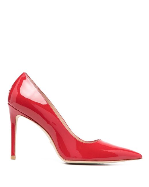 Stuart Weitzman 100mm pointed leather pumps