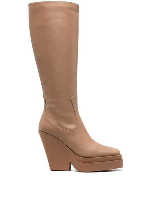 Giaborghini x Pernille Texan 110mm knee-high boots