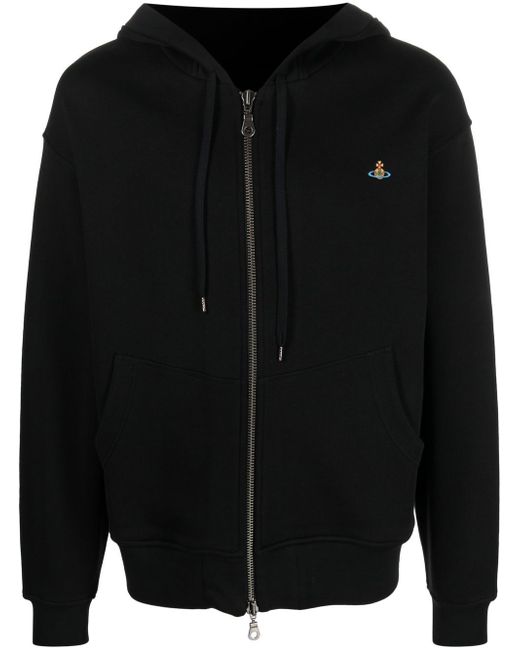 Vivienne Westwood Orb-motif zip-up hoodie