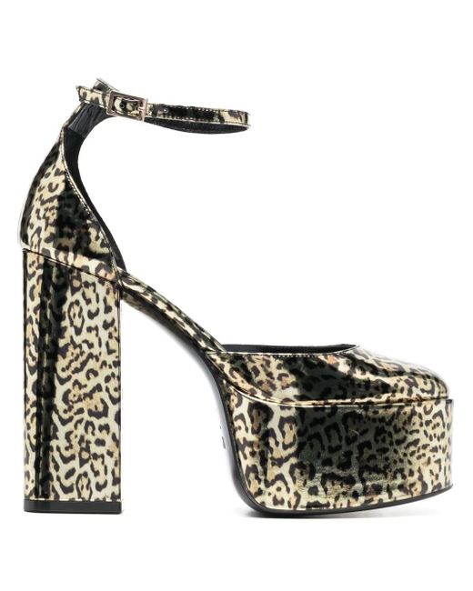Paris Texas leopard-print 130mm sandals