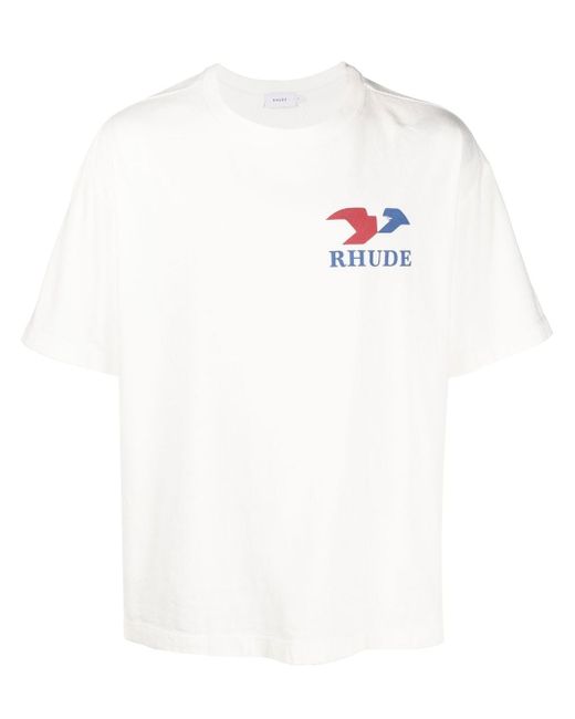Rhude logo-print short-sleeved T-shirt
