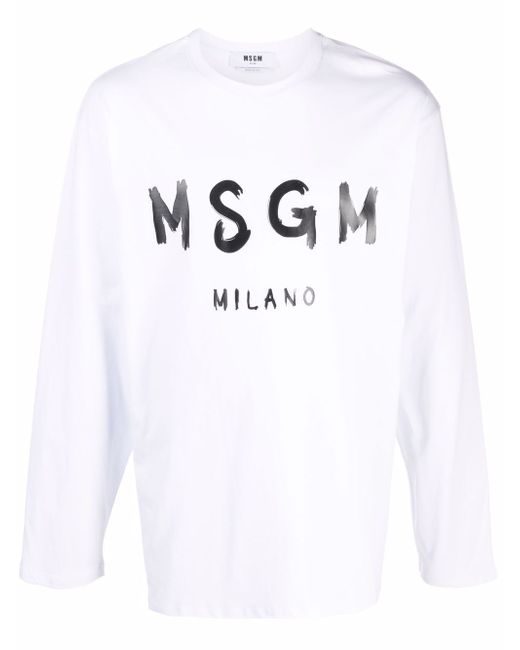 Msgm logo long-sleeve t-shirt