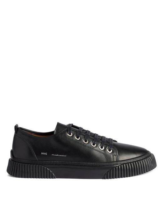 AMI Alexandre Mattiussi low-top leather sneakers
