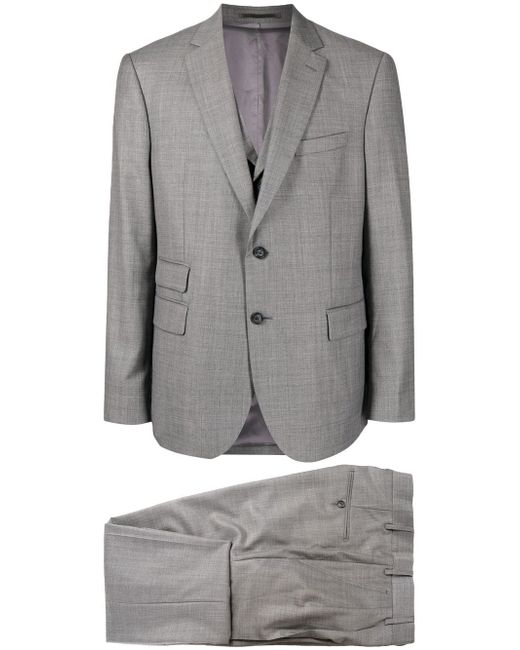 N.Peal single-breasted three-piece suit