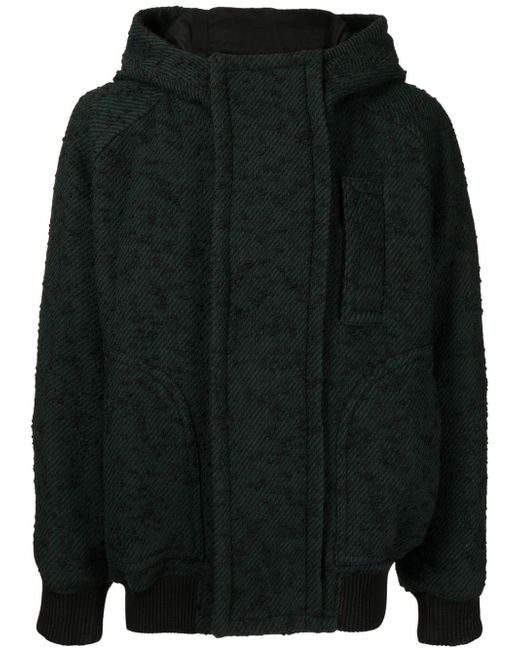 Songzio hooded textured jacket