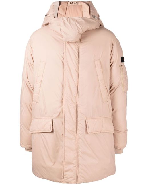 N.21 hooded puffer jacket