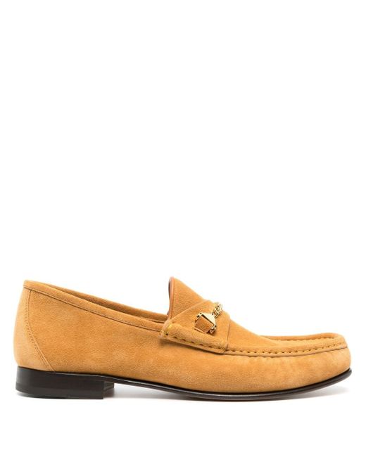 Hyusto suede slip-on loafers