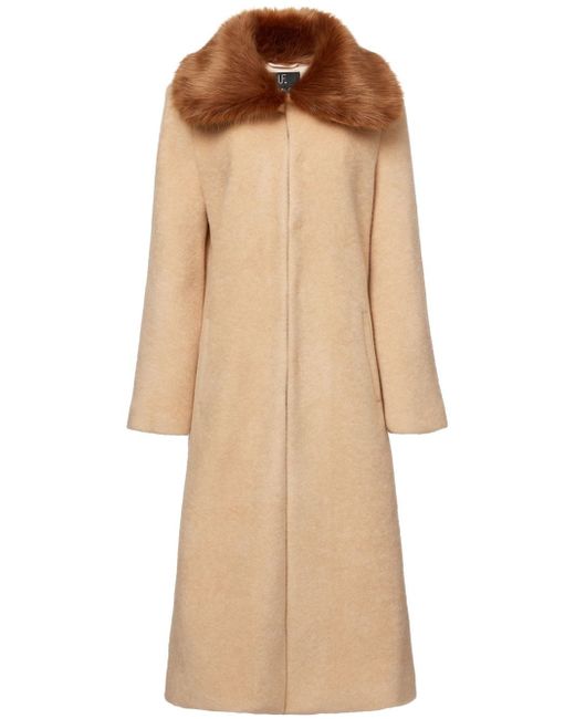Unreal Fur Spice faux-fur collar coat