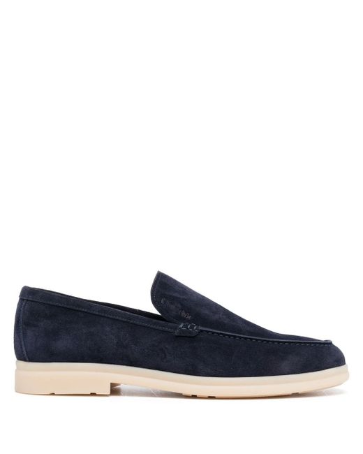 Church's topstitched suede loafers