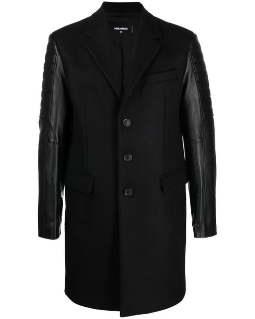 Dsquared2 single-breasted fitted coat