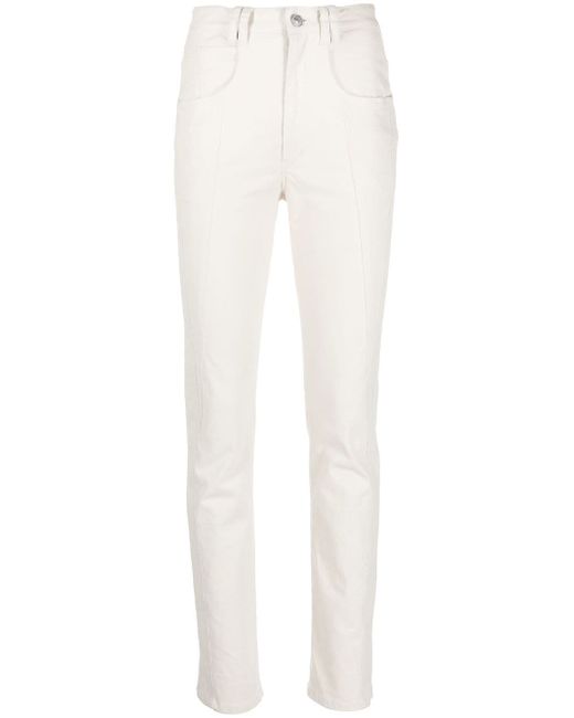 Isabel Marant high-waisted straight cut jeans