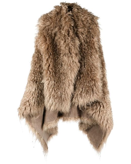 Uma Wang oversized faux-fur gilet