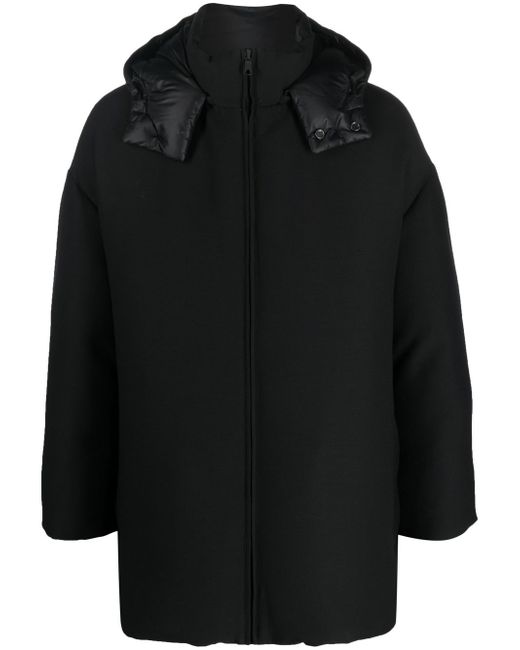 Valentino zip-up hooded coat