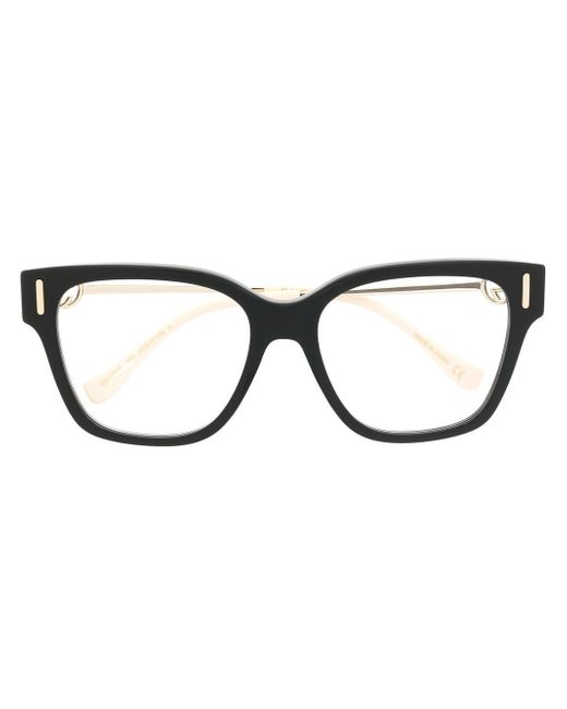 Gucci GG-logo square-frame optical glasses