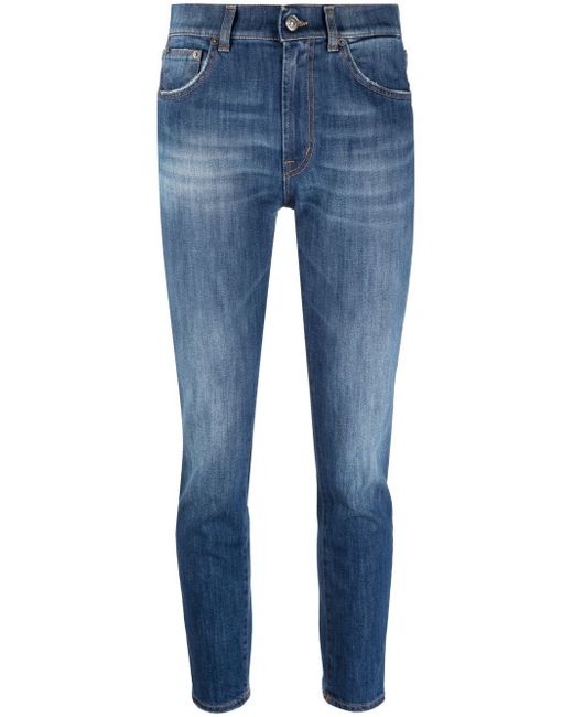 Dondup slim-cut cropped jeans