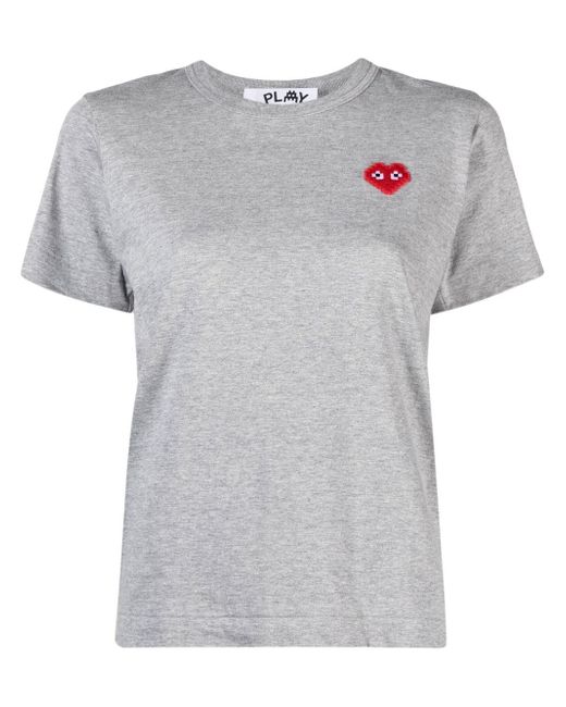 Comme Des Garçons Play logo-print cotton T-shirt