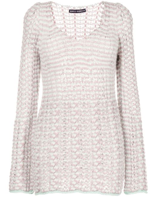 Marco Rambaldi textured cable-knit jumper