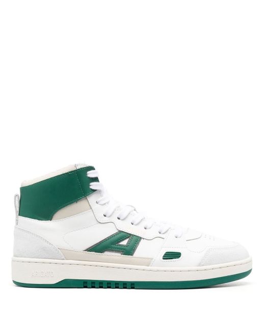 Axel Arigato side logo-patch high-top sneakers