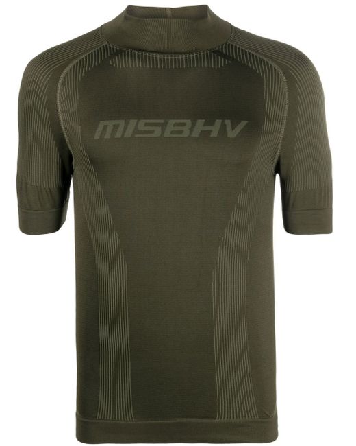 Misbhv logo print fitted top