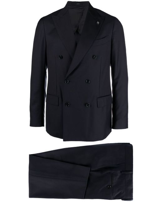 Lardini double-breasted two-piece suit