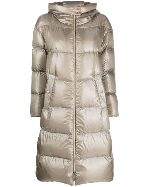 Herno quilted padded zipped coat