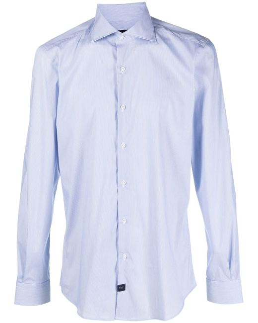 Fay pinstripe long-sleeve shirt