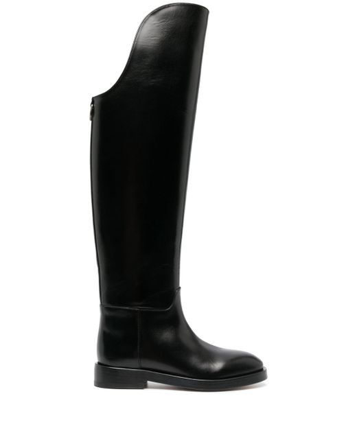 Durazzi Milano polished-leather riding boots