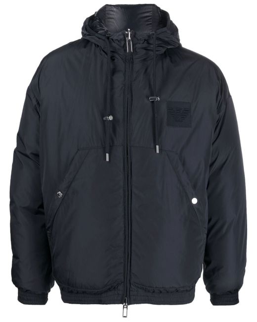 Emporio Armani reversible hooded padded jacket